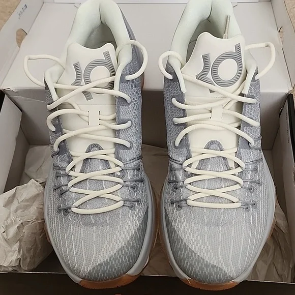 Kd Wolf Grey Nike KD Elite Grey White Basketball Shoes 834185-001